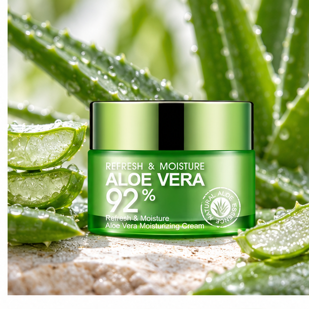 BIOAQUA Aloe Vera 92% Moisturizing Cream — 50 g — gallery view 2