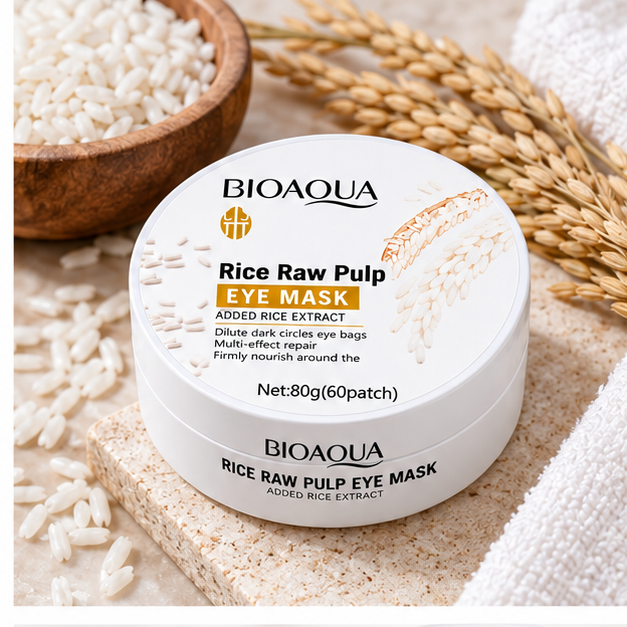BIOAQUA Rice Raw Pulp Eye Mask — 60 Patches — gallery view 2