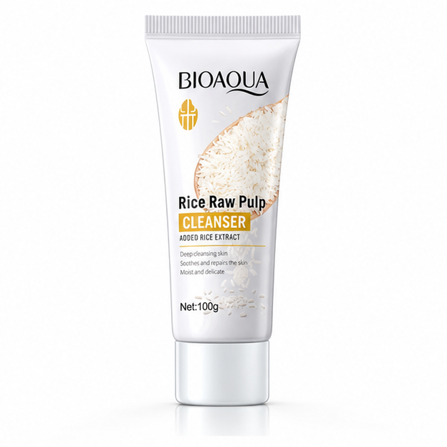 BIOAQUA Rice Raw Pulp Cleanser — 100 g — gallery view 1