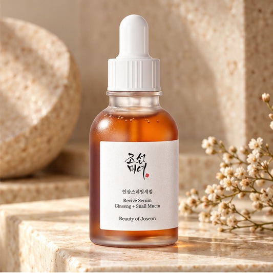 Beauty of Joseon Revive Serum: Ginseng + Snail Mucin, 60 ml — vanity setting