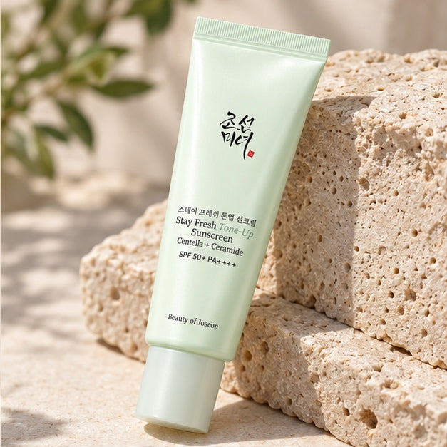 Beauty of Joseon Stay Fresh Tone-Up Sunscreen: Centella + Ceramide — 50 ml — editorial product