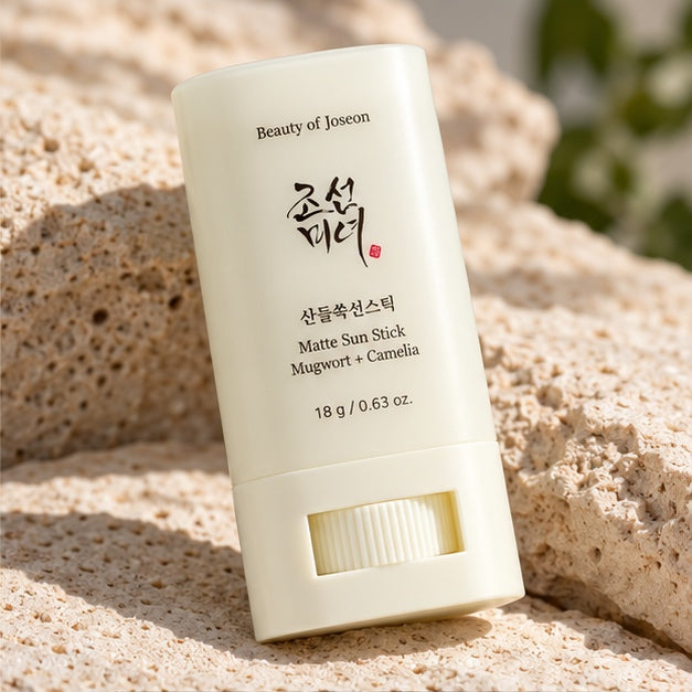 Beauty of Joseon Matte Sun Stick: Mugwort + Camelia — 18 g — editorial product