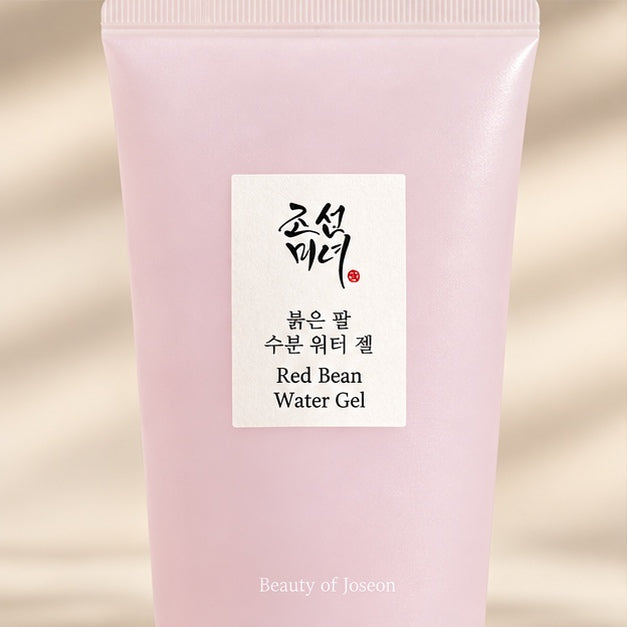 Beauty of Joseon Red Bean Water Gel — 100 ml — label closeup