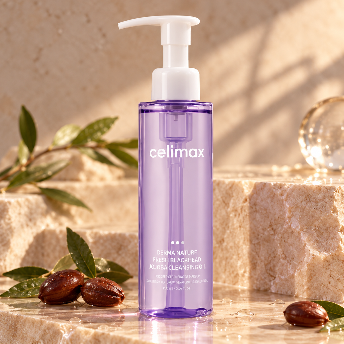 Celimax Derma Nature Fresh Blackhead Jojoba Cleansing Oil — 150 ml — product detail