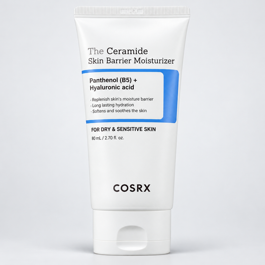 COSRX The Ceramide Skin Barrier Moisturizer with Panthenol & Hyaluronic Acid, 80 ml — readable product hero
