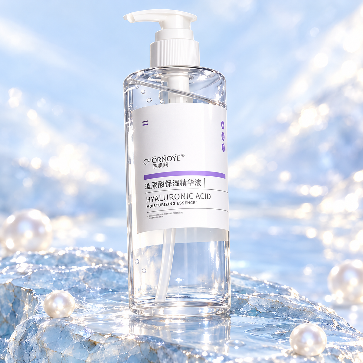 CHORNOYE Hyaluronic Acid Moisturizing Essence original pump bottle