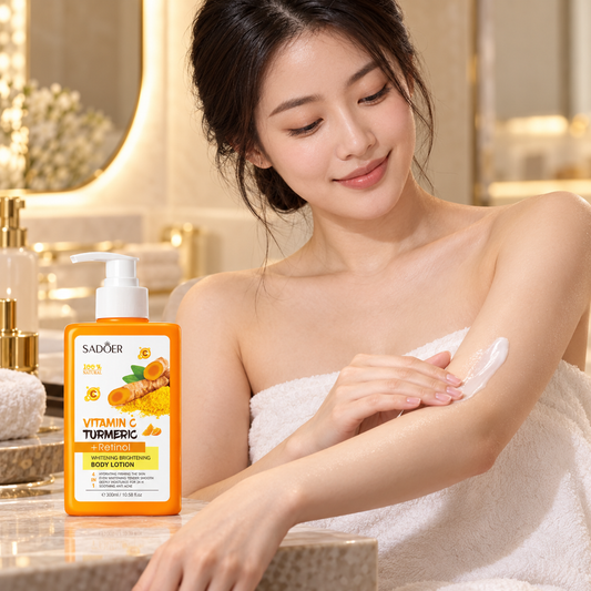 SADOER Vitamin C Turmeric + Retinol Body Lotion — 300 ml