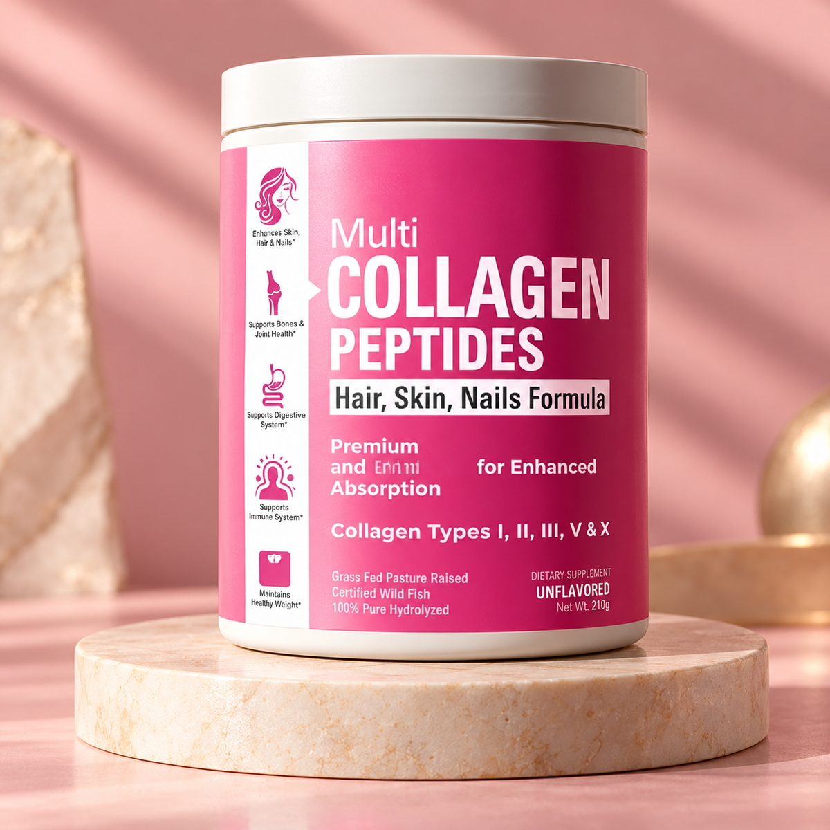 Multi Collagen Peptides Powder — product portrait