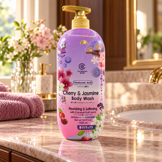 Complexion Boutik Cherry and Jasmine Body Wash 1000 mL — bathroom hero