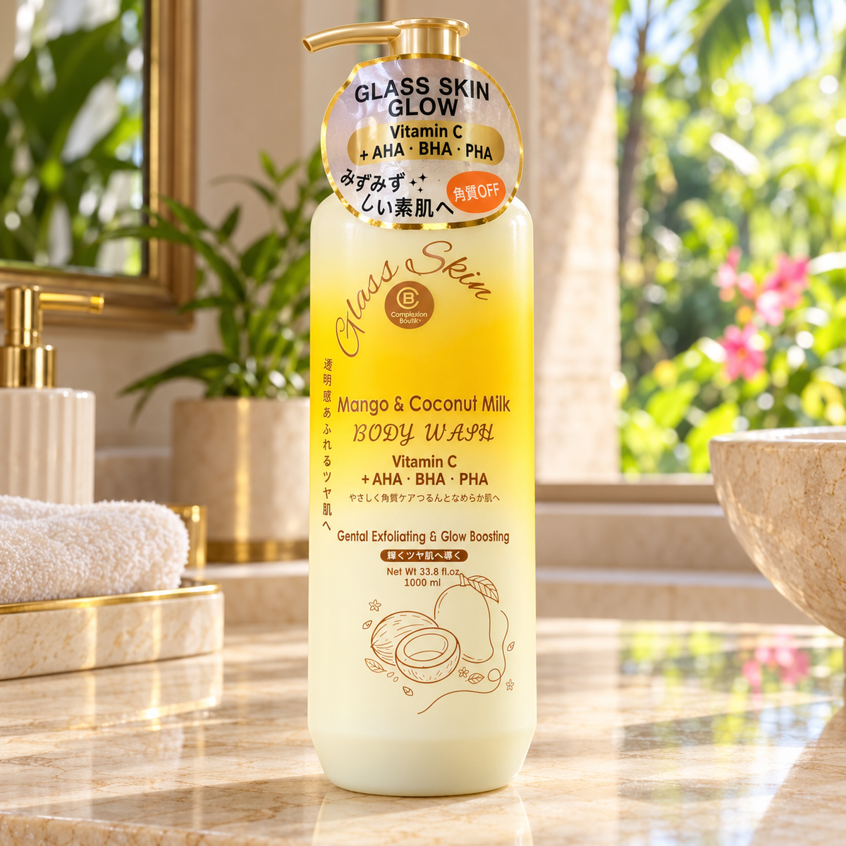 Complexion Boutik Mango and Coconut Milk Body Wash 1000 mL — home bathroom product