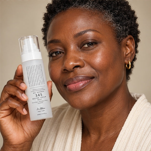Dr. Althea 345 Relief Cream Mist — 100 ml — editorial portrait