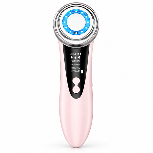LED Face & Neck Massager on a white background