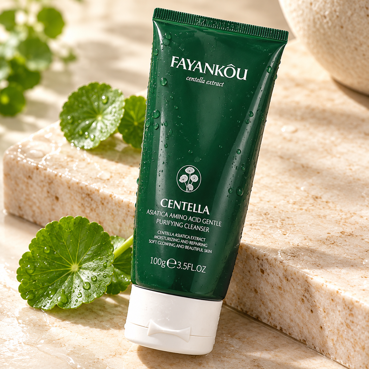 FAYANKOU Centella Asiatica Amino Acid Gentle Purifying Cleanser 100 g packaging detail