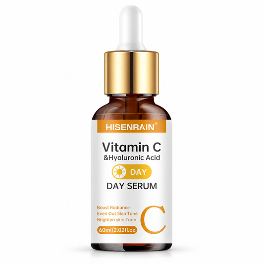 HISENRAIN Vitamin C and Hyaluronic Acid Day Serum, one 60 ml bottle