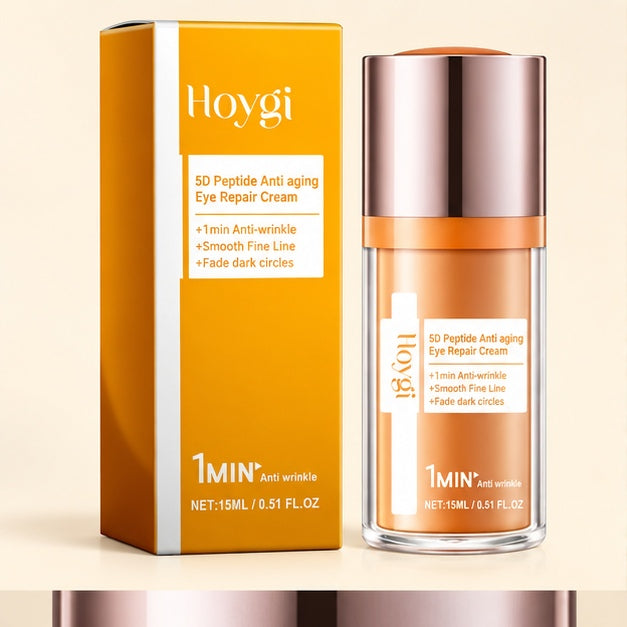 HOYGI 5D Peptide Anti-Aging Eye Repair Cream 15 ml — front packaging