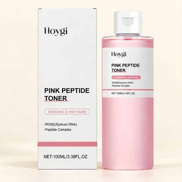 HOYGI Pink Peptide Toner 100 ml — front packaging