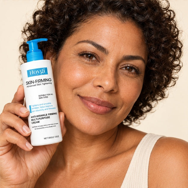 HOYGI Skin-Firming Advanced Skin Tightening Cream 60 g — adult model product portrait