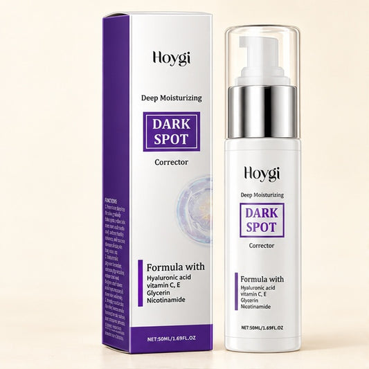 HOYGI Dark Spot Corrector 50 ml bottle and carton, front packaging
