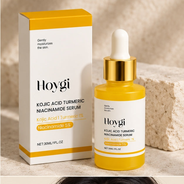 HOYGI Kojic Acid Turmeric Niacinamide Serum 30 ml — editorial product view