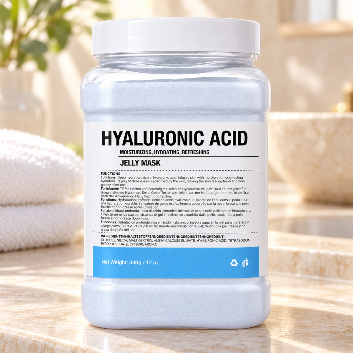 Hyaluronic Acid Soft Jelly Mask — 340 g — spa product photograph