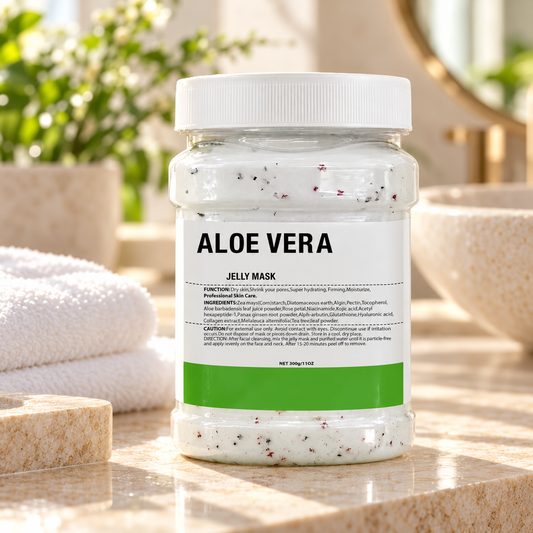 Aloe Vera Deep Hydrating Jelly Facial Mask — spa product photograph