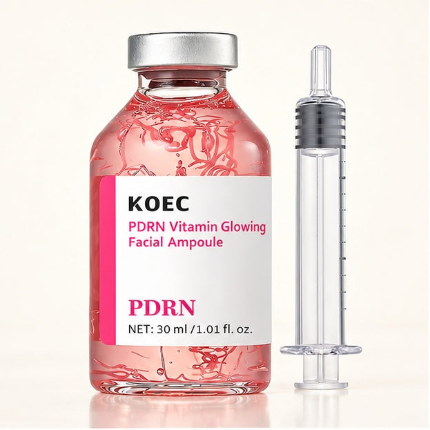 KOEC PDRN Vitamin Glowing Facial Ampoule — 30 ml — front packaging