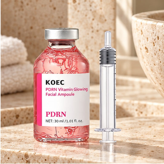 KOEC PDRN Vitamin Glowing Facial Ampoule — 30 ml — editorial product photo