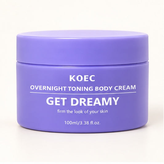 KOEC Get Dreamy Overnight Toning Body Cream — 100 ml — front packaging
