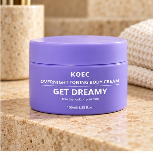 KOEC Get Dreamy Overnight Toning Body Cream — 100 ml — editorial product photo