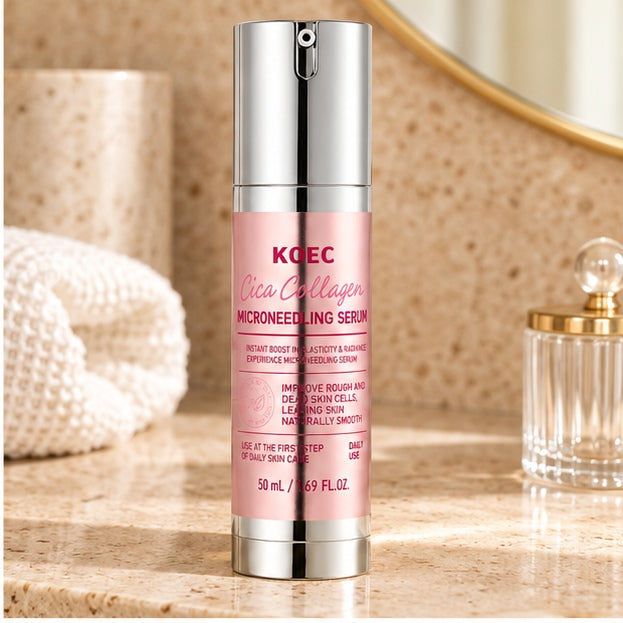 KOEC Cica Collagen Microneedling Serum — 50 ml — editorial product photo