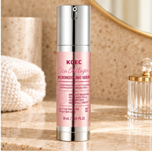 KOEC Cica Collagen Microneedling Serum — 50 ml — editorial product photo