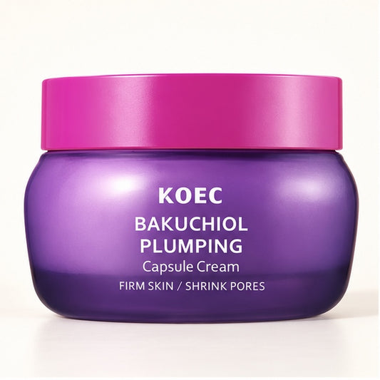 KOEC Bakuchiol Plumping Capsule Cream — front packaging