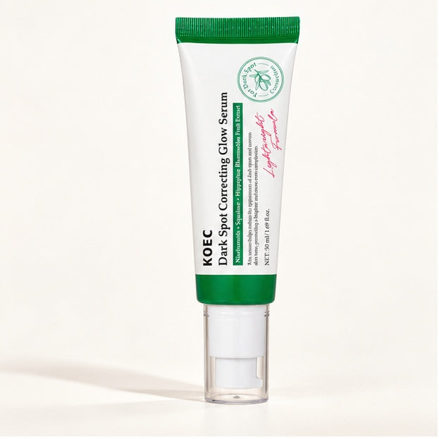 KOEC Dark Spot Correcting Glow Serum — 50 ml — front packaging