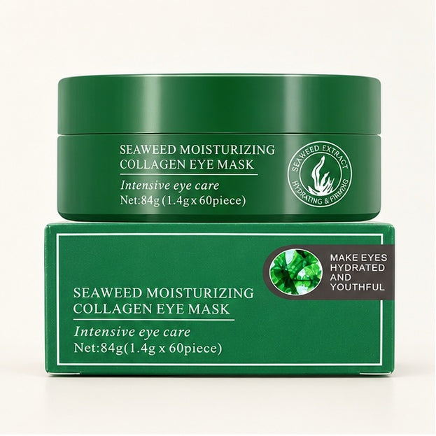 KOEC Seaweed Moisturizing Collagen Eye Mask — 60 Pieces — front packaging
