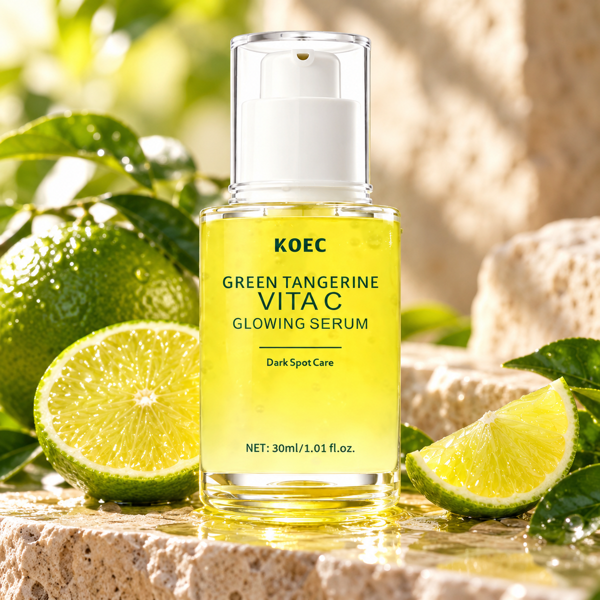 KOEC Green Tangerine Vita C Serum — 30 ml — product still life