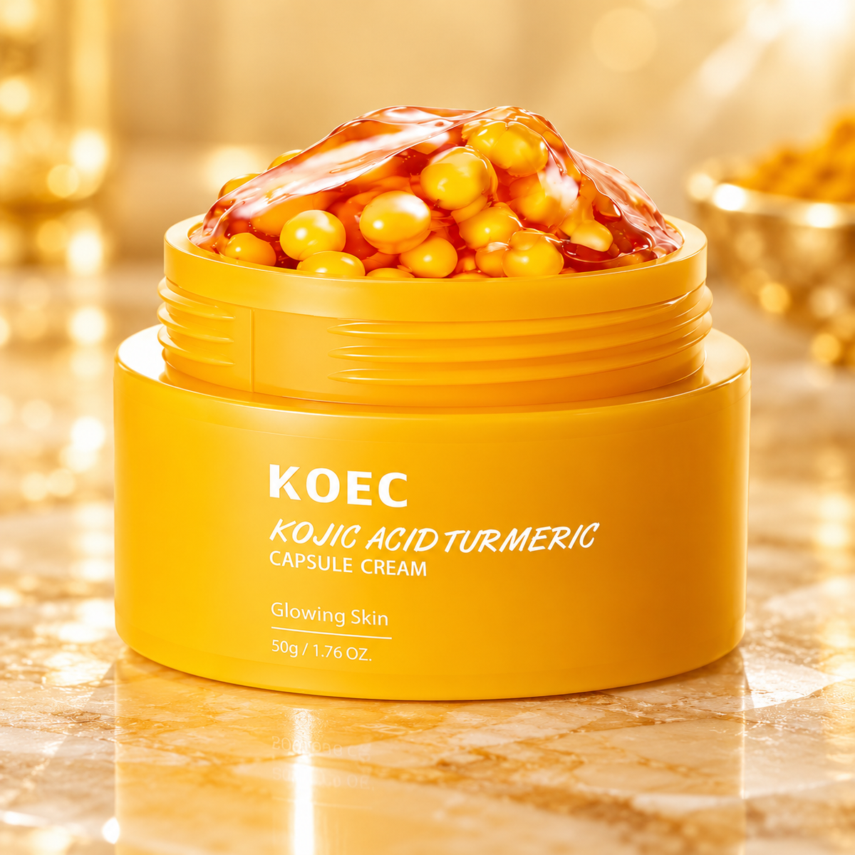 KOEC Kojic Acid Turmeric Capsule Cream — 50 g — product front