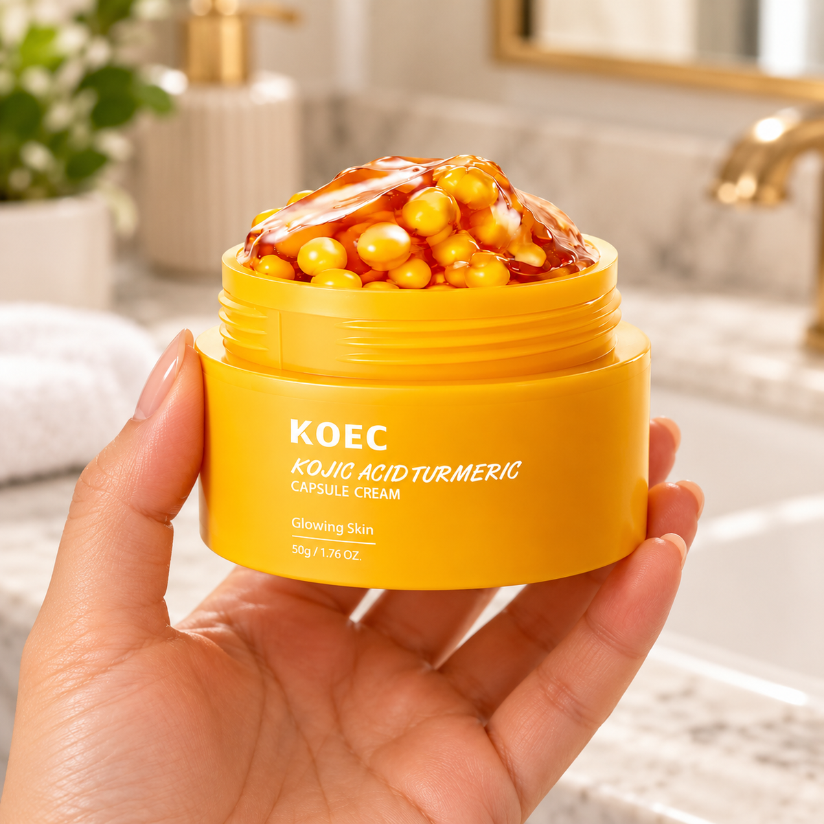 KOEC Kojic Acid Turmeric Capsule Cream — 50 g — product detail