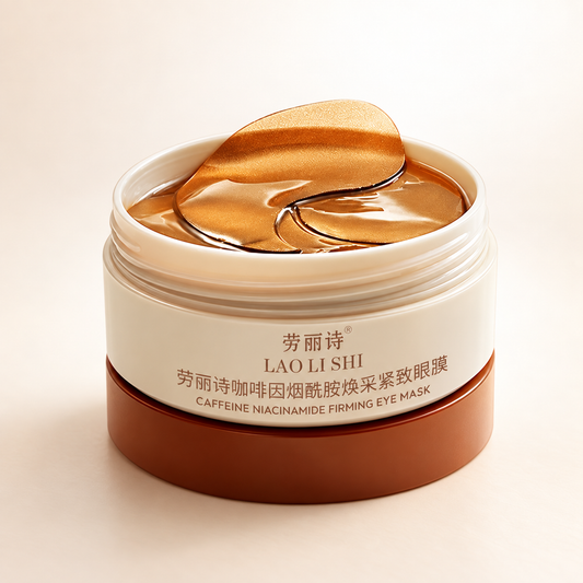 LAOLISHI Caffeine Niacinamide Firming Eye Mask clean product hero