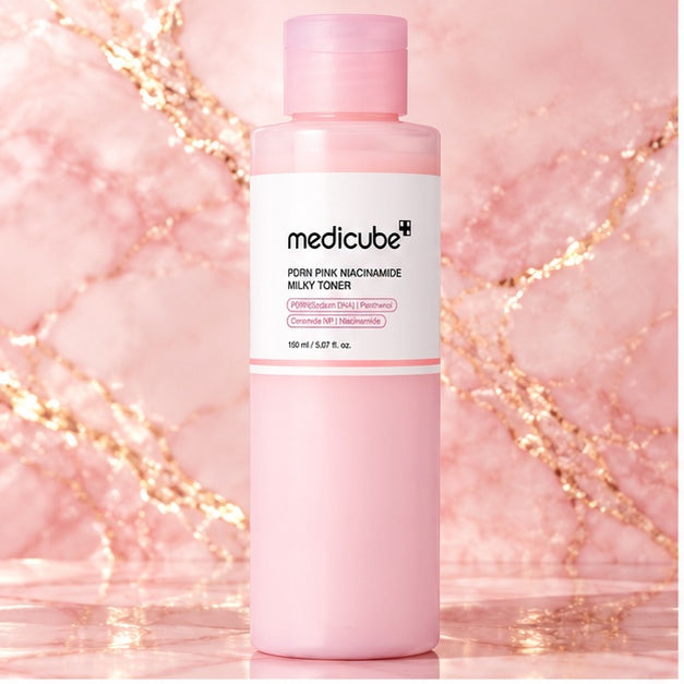 Medicube PDRN Pink Niacinamide Milky Toner — 150 ml — product portrait