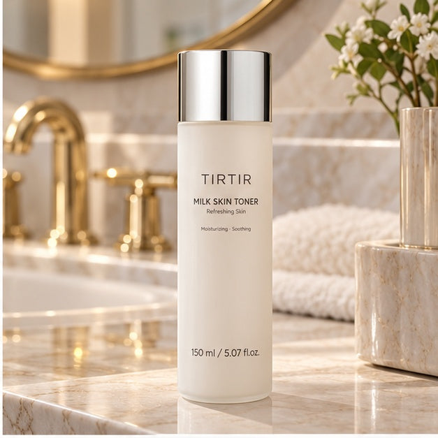 TIRTIR Milk Skin Toner — 150 ml — bathroom product scene
