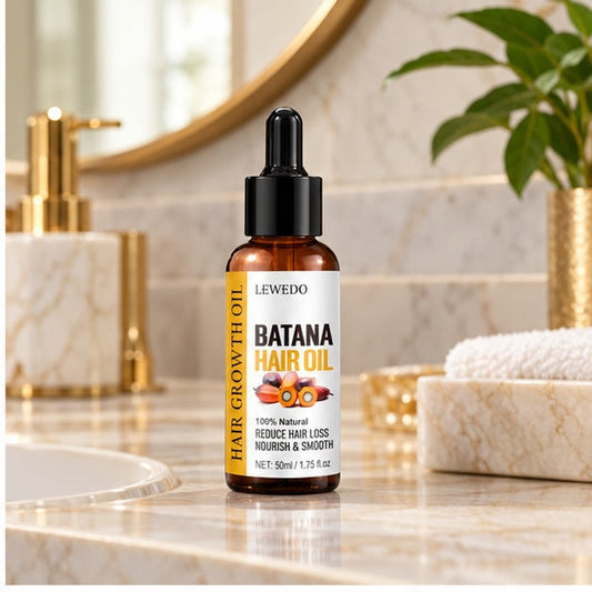 LEWEDO Batana Hair Oil — 50 ml — bathroom product scene
