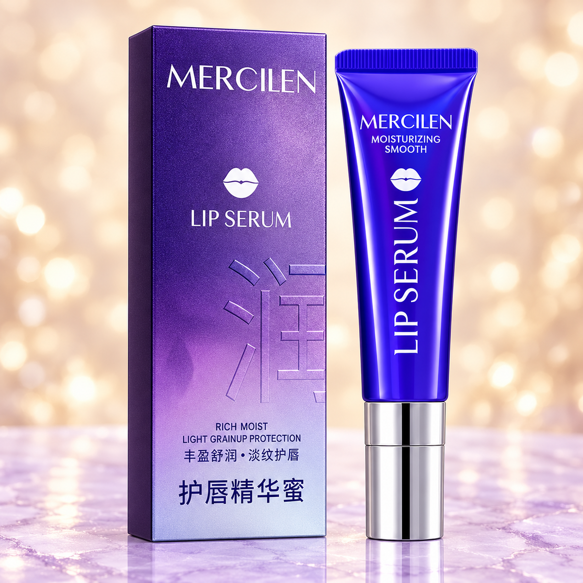 MERCILEN Moisturizing Smooth Lip Serum 10 ml, one tube
