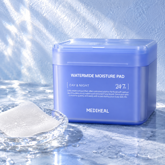 MEDIHEAL Watermide Moisture Pad, one 100-pad jar