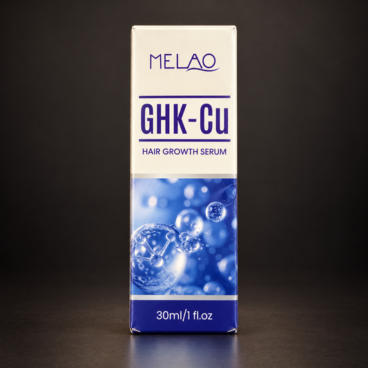 MELAO GHK-Cu Hair Growth Serum 30 ml carton, enhanced hero view