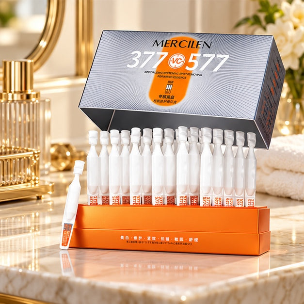 MERCILEN 377 VC 577 Repairing Essence Ampoules — vanity product photo