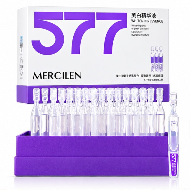 MERCILEN 577 Whitening Essence Ampoules — front packaging