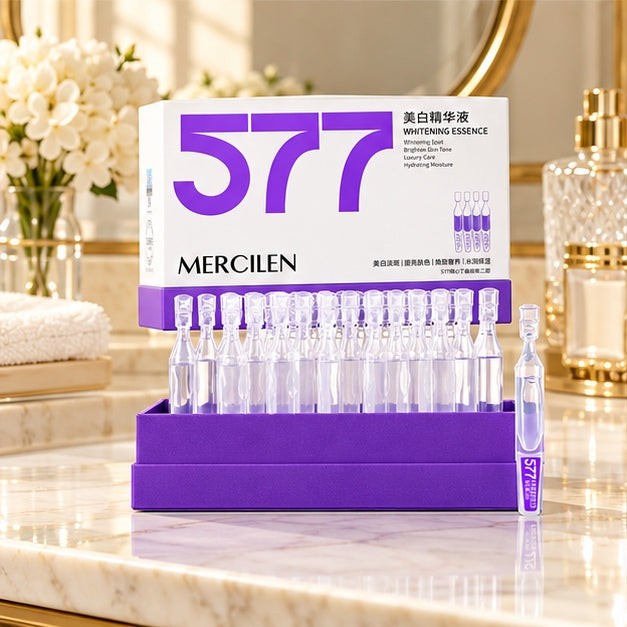 MERCILEN 577 Whitening Essence Ampoules — vanity product photo
