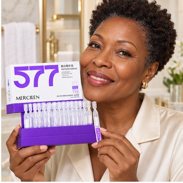 MERCILEN 577 Whitening Essence Ampoules lifestyle photograph