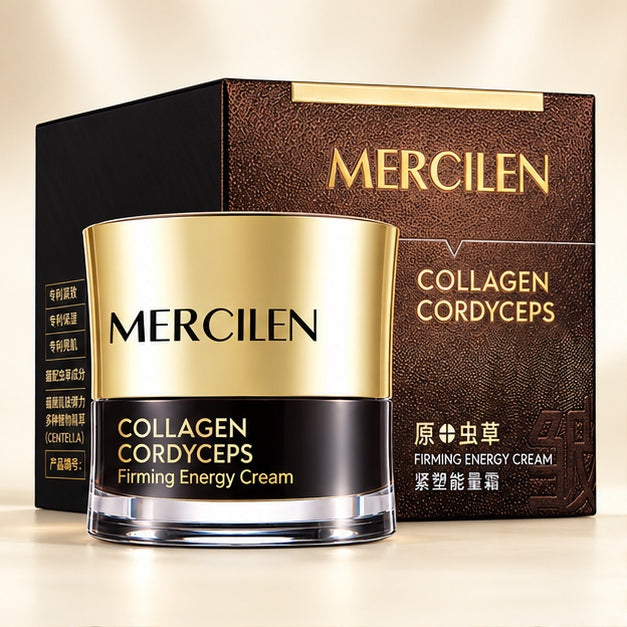 MERCILEN Collagen Cordyceps Firming Energy Cream — 50 g — clear front packaging