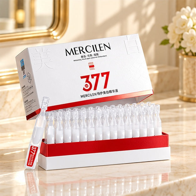 MERCILEN 377 VC Special Care Whitening Essence — vanity product photo